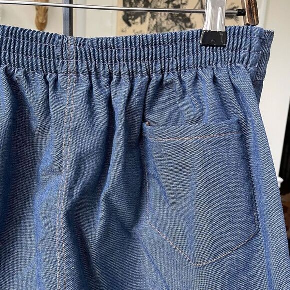 Vintage 70s Red Gingham Crop Top High Rise Shorts M - Picture 10 of 10